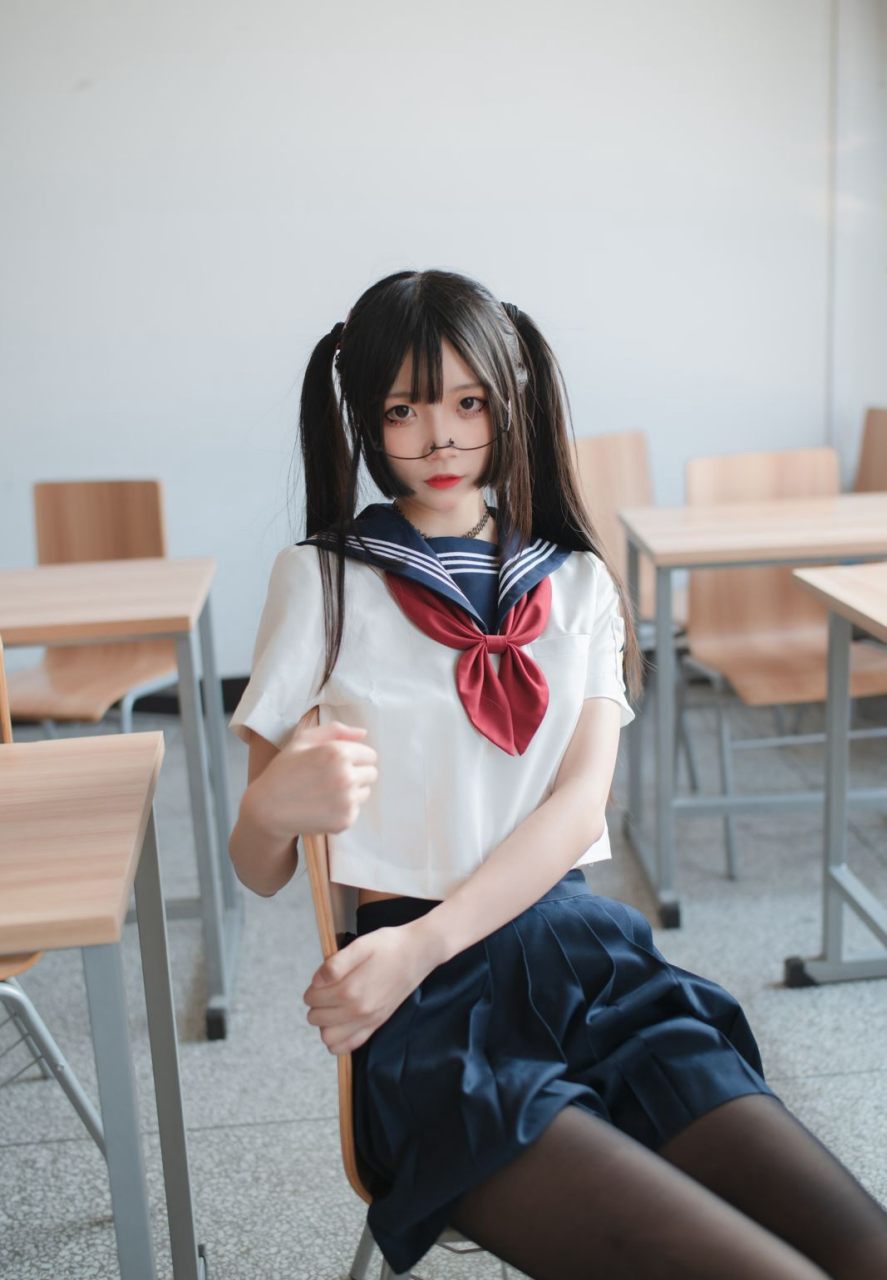 jk丝袜美女双马尾清纯私拍高清美图