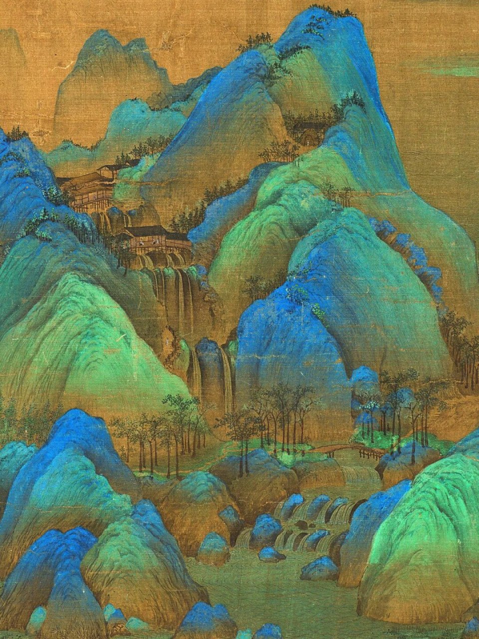 只此青绿|放大10倍看千里江山  《千里江山图》是北宋天才画家王希孟