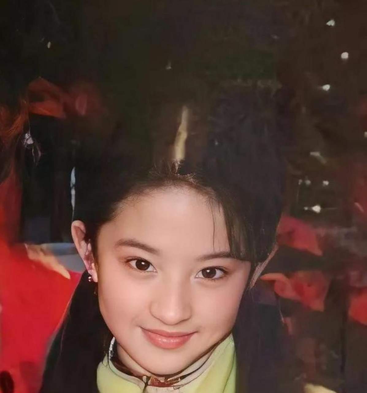 网友:刘亦菲小时候与母亲的合影,谁也想不到,这么不起眼的小孩,日后会