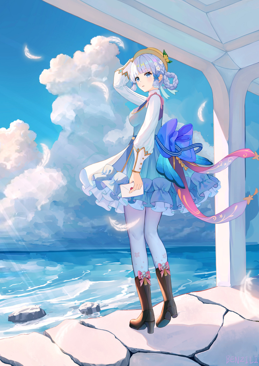 神里绫华 画师:本子狸