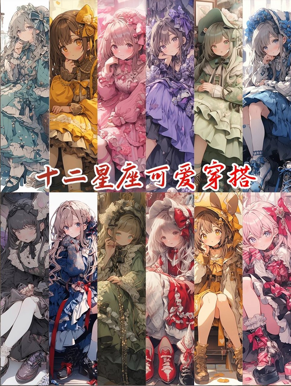 十二星座二次元角色  白羊座:代表新的开始,有时控制欲强,容易冲动