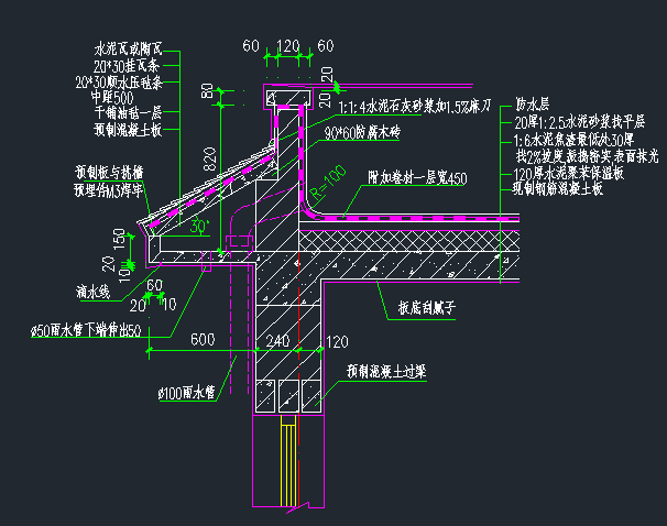 建筑构造图集及质量通病治理之一:屋面女儿墙细部施工 女儿墙细部施工