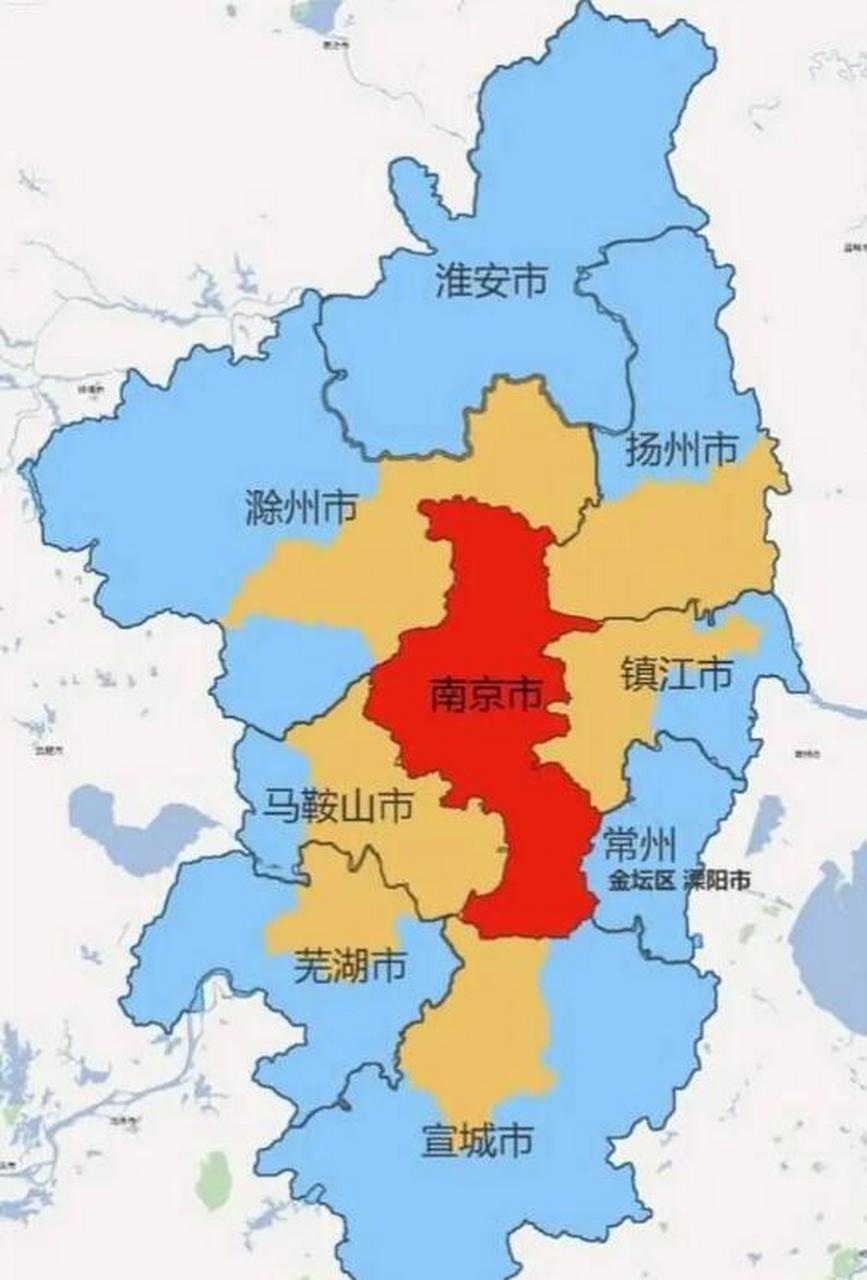 南京是江苏省省会,位于江苏西南角,与安徽多市相邻,这也使得南京在