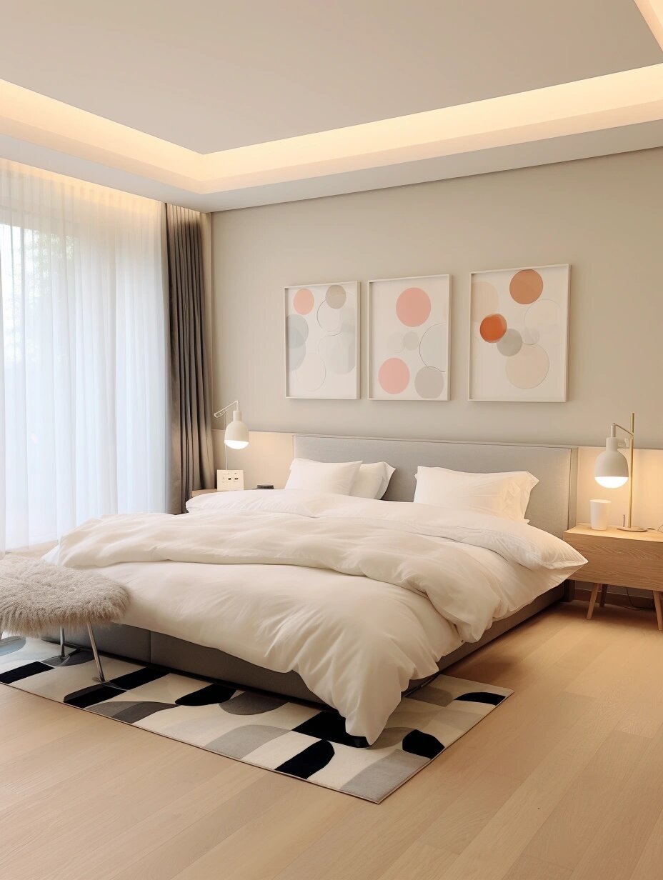 简约风 暖色调这个家住起来真的超舒服!