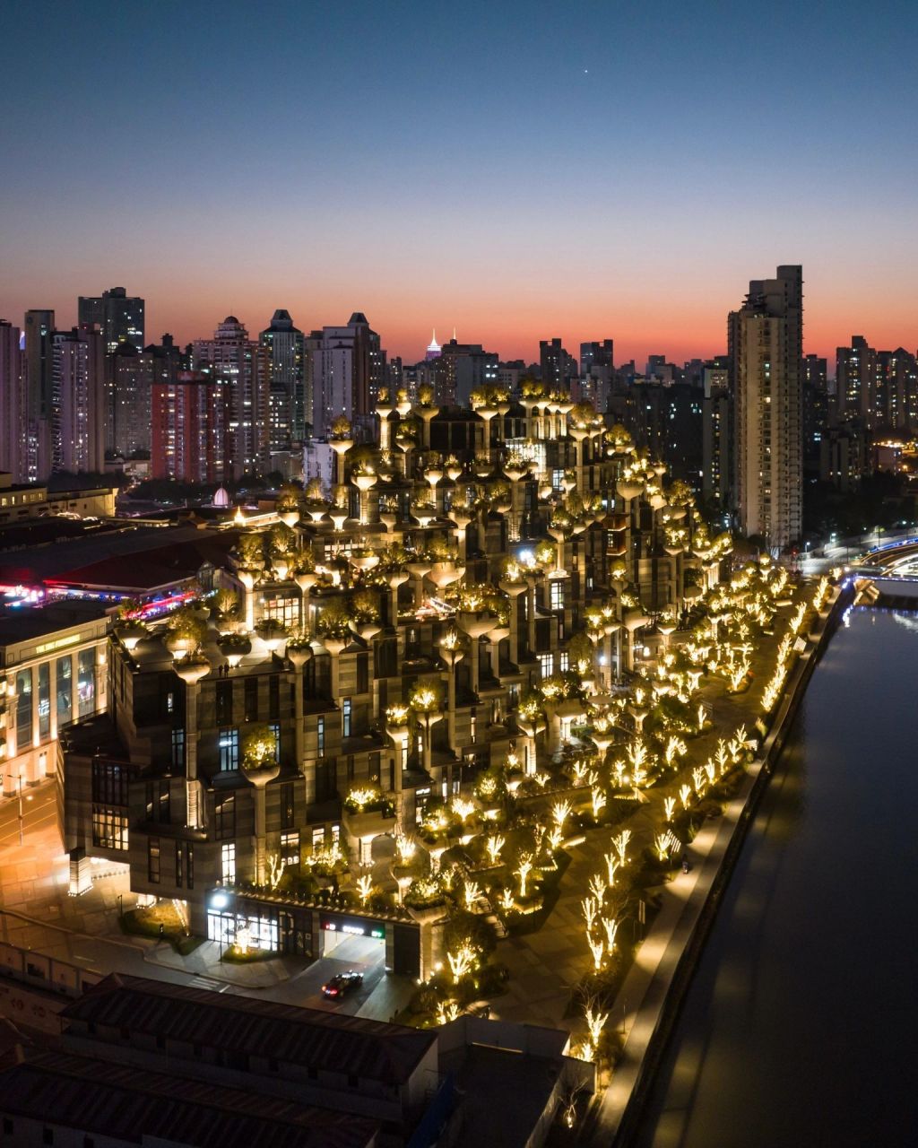 上海千树 vs 纽约千树 | heatherwick作品 两个不同城市的"千树"都是