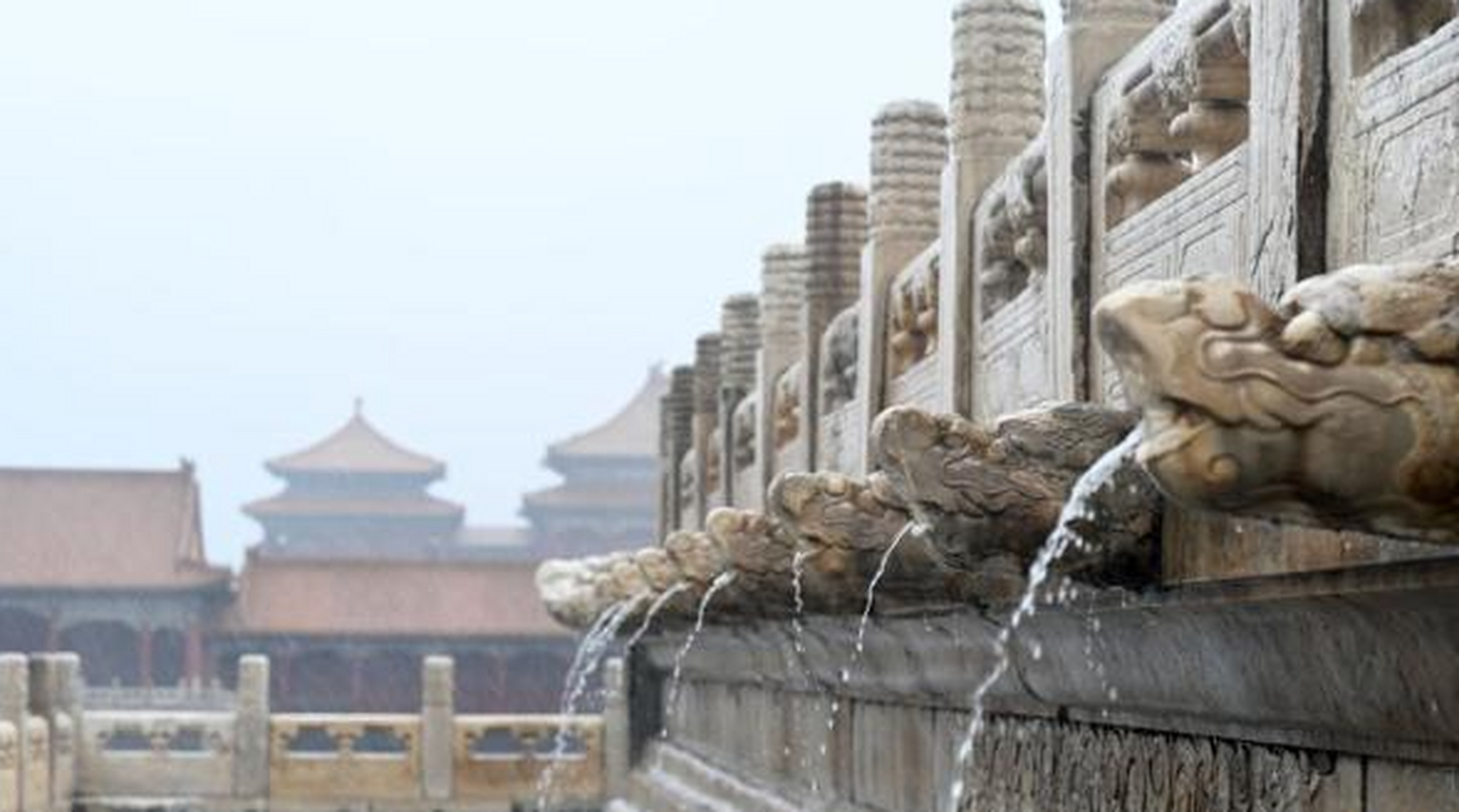 北京紫禁城水景图片