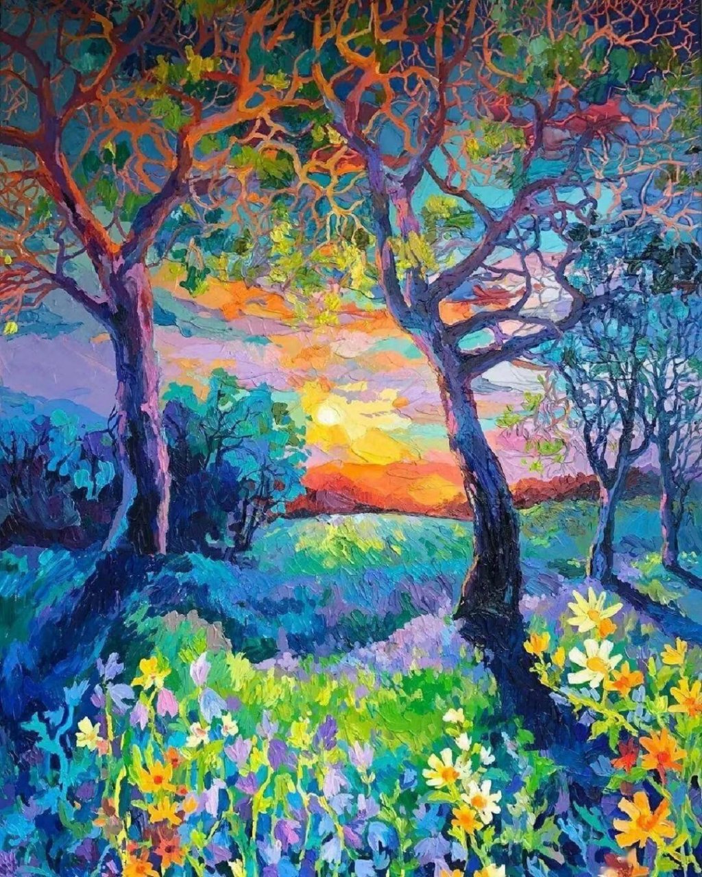 每天认识一幅世界名画—这色彩太明艳大胆了  anastasia trusova,一位