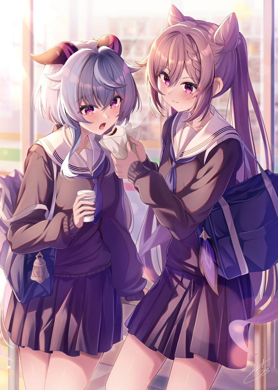 原神 又甘又刻组合 画师:竹村コウ