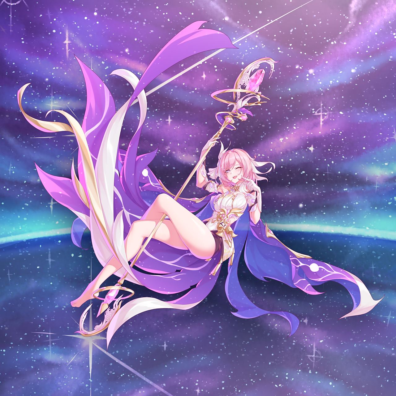 画师:若只是初见 #崩坏3#  爱莉希雅(elysia)作为