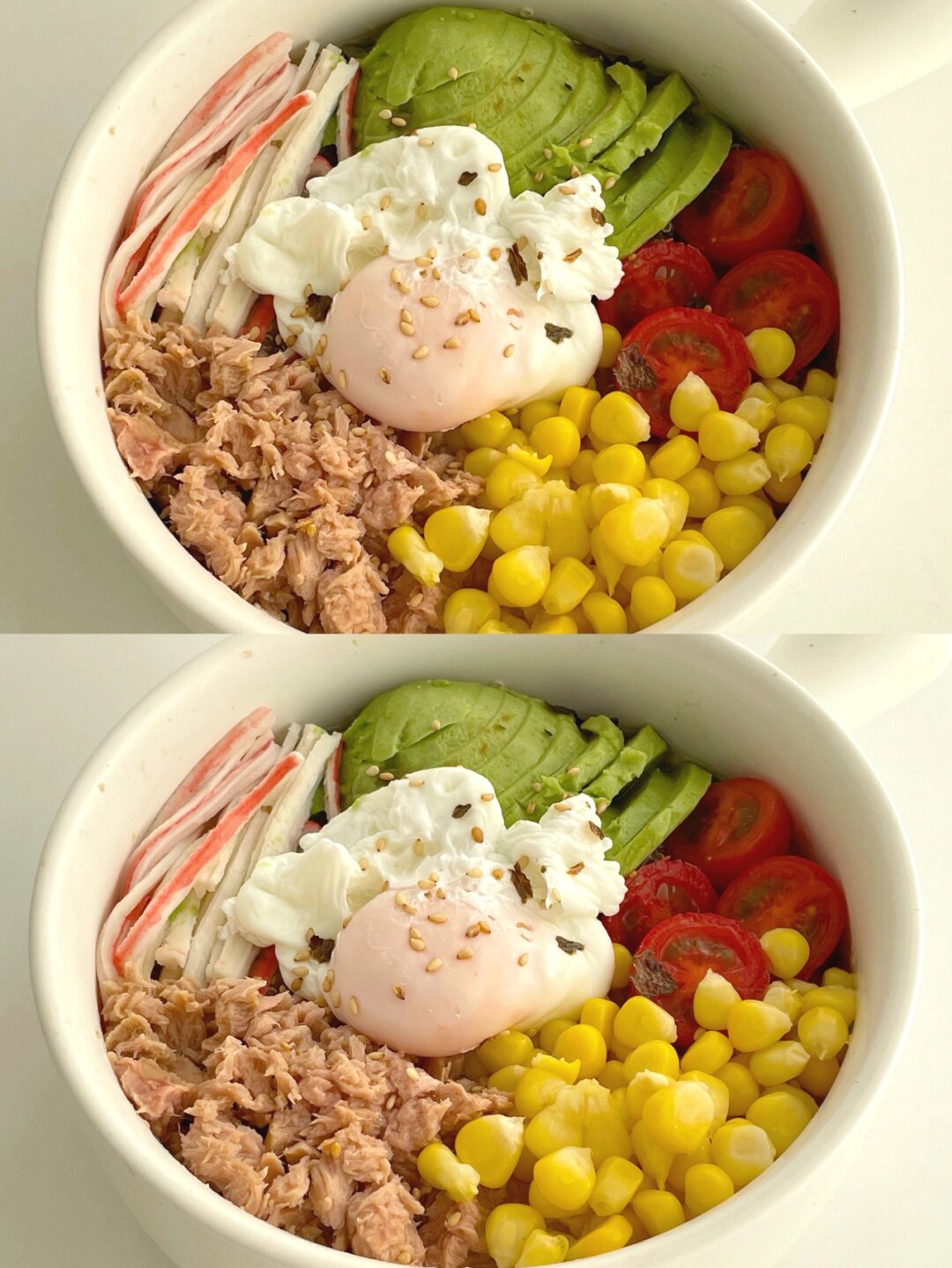 里一直吃的就是这款 在ins上真的敲火 颜值很高做法也很简单poke bowl