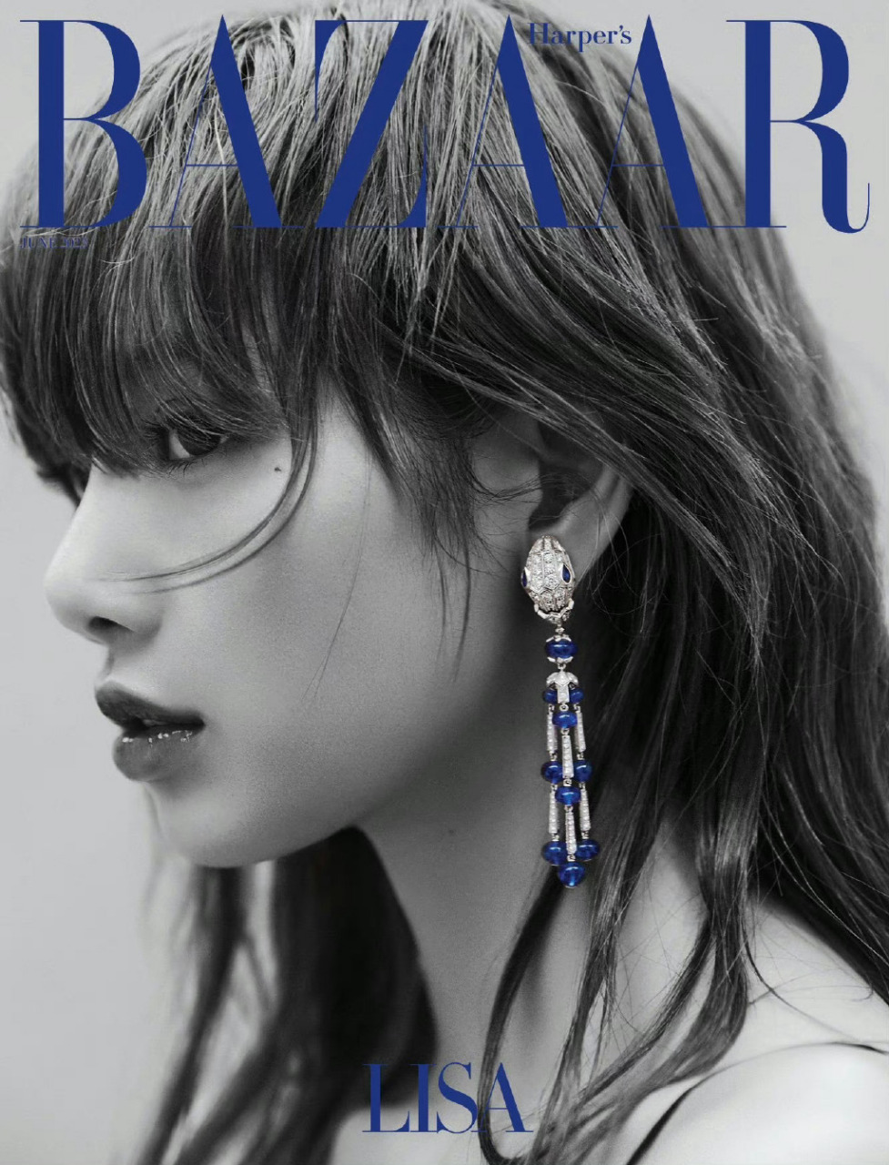 lisa for harpers bazaar korea june 2023 lisa韩版芭莎六月刊