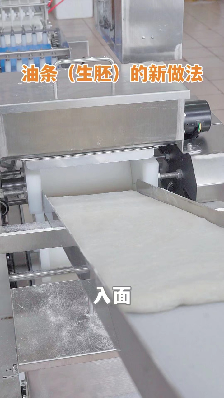 海创智能生胚油条机来了,全自动油条机,冰胚生产线,一小时饱和生产