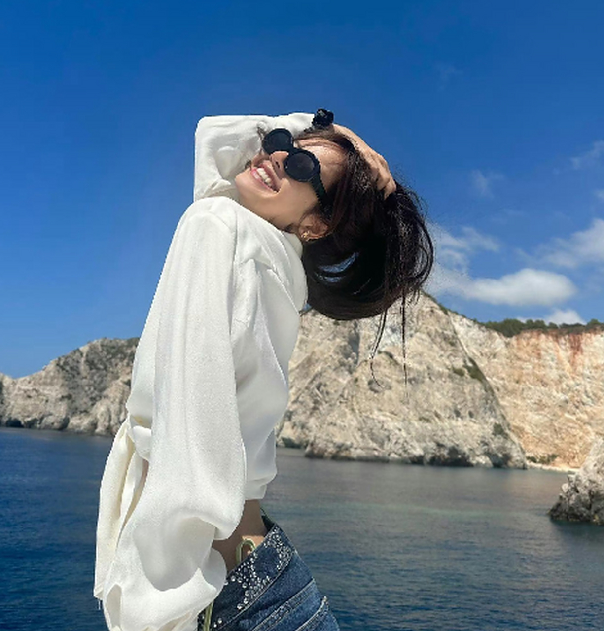 lisa晒了穿泳装的照片#lisa晒泳装照