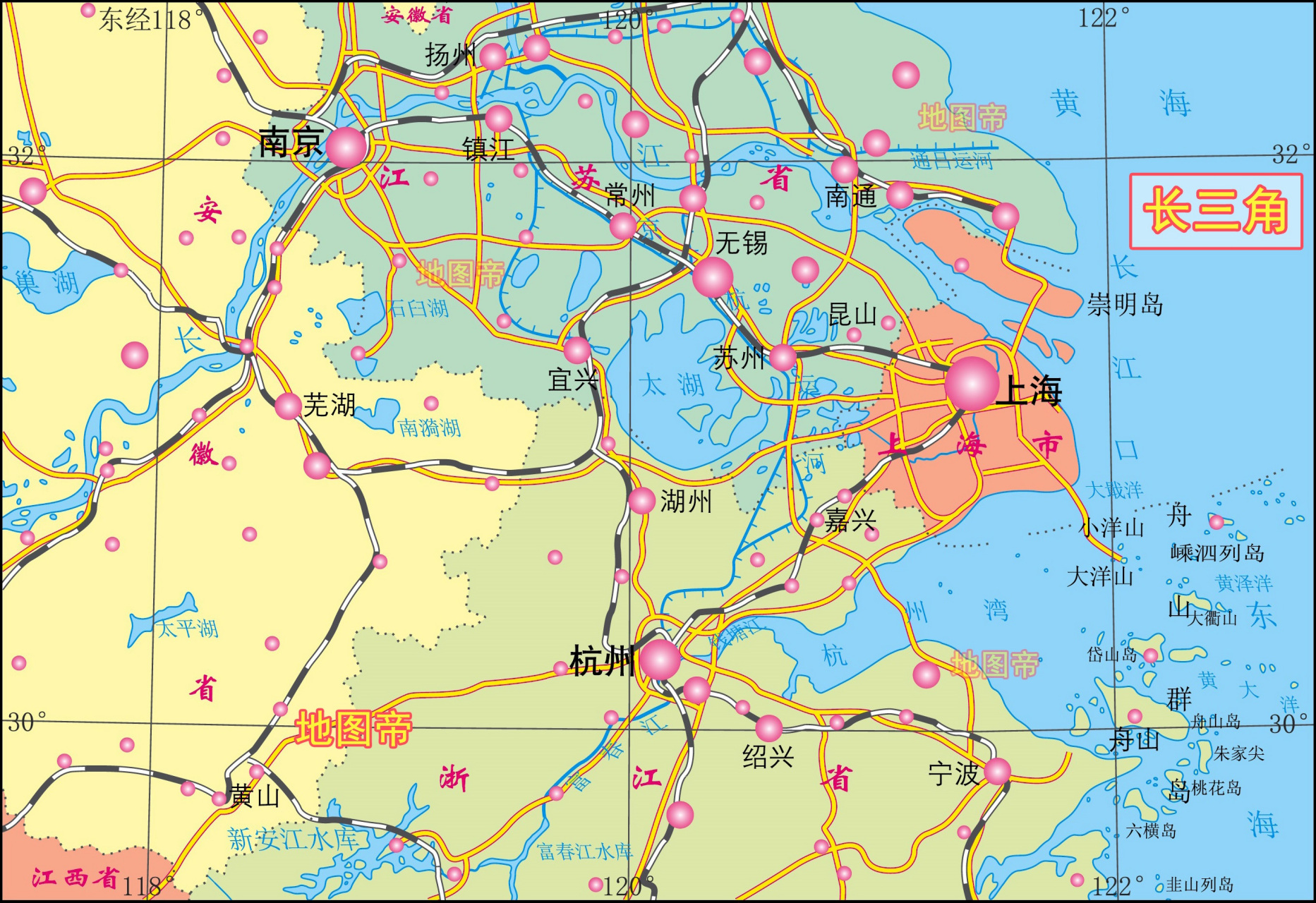 【长三角城市群 长江三角洲地区,简称长三角;包括上海市,江苏省,浙