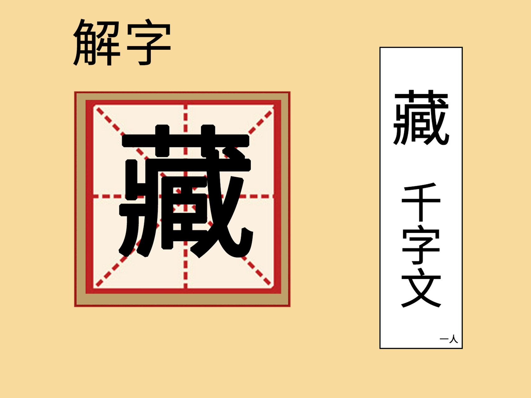 藏字怎么写好看# #千字文# #书法