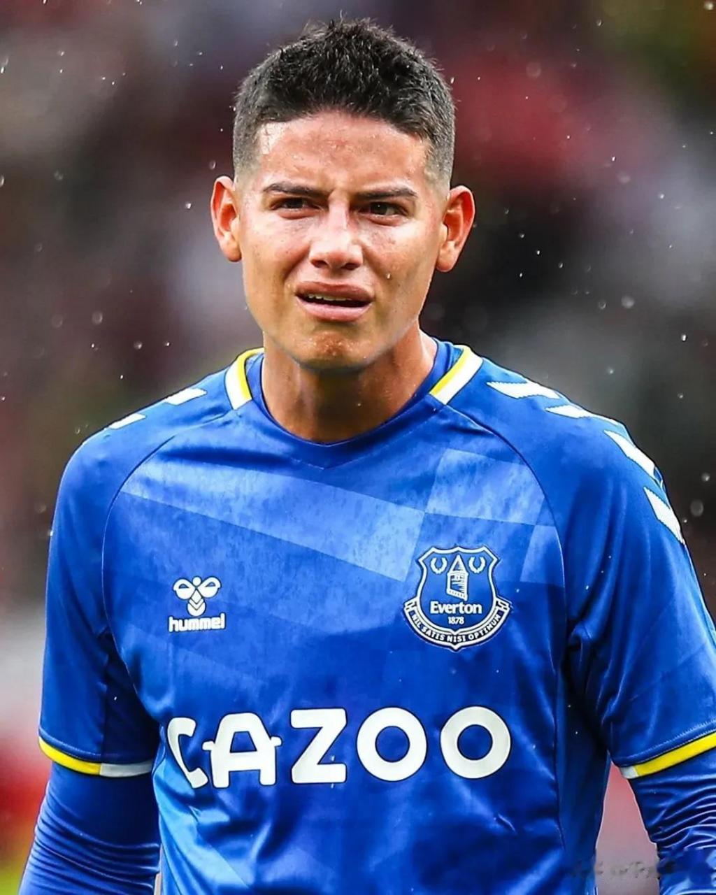 哈梅斯-罗德里格斯自2020年离开皇家马德里以来:2020年9月:与埃弗顿