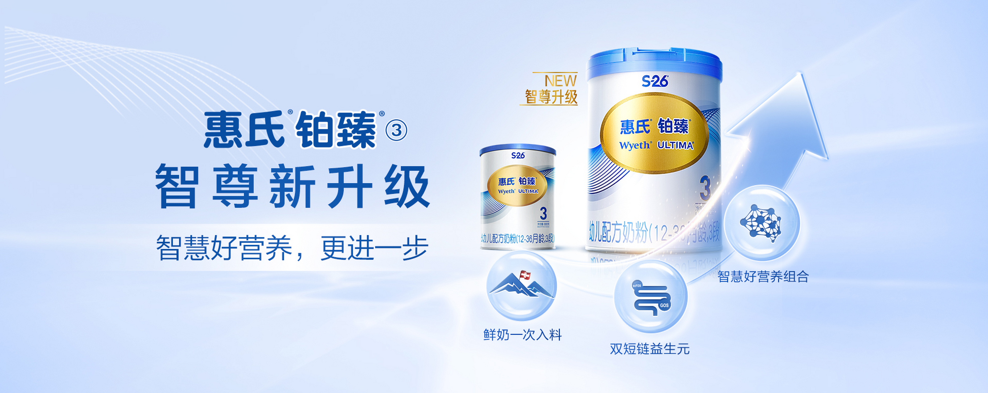 惠氏铂臻幼儿配方奶粉#火爆招商# ,奶源纯净,滴滴醇香,智慧好营养