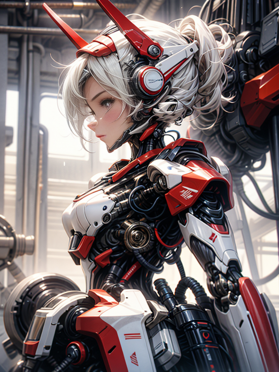 我喜欢的机甲少女#二次元机甲少女美图分享# #机甲少女