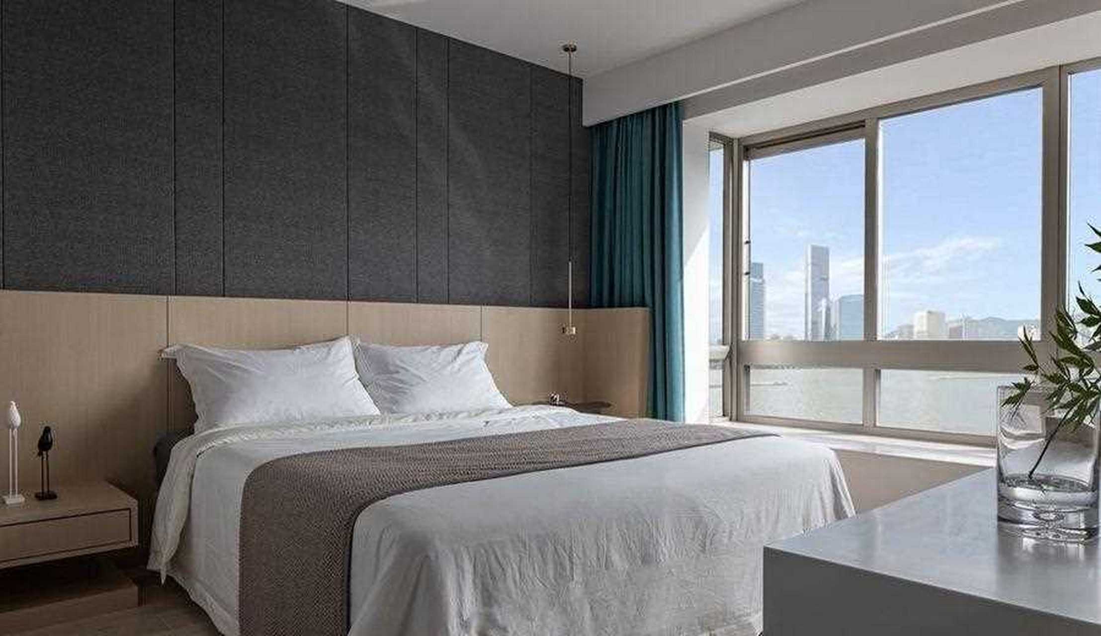 【简约的硬包 木饰面墙板,利落线条,打造卧室温馨雅致～】[已阅]