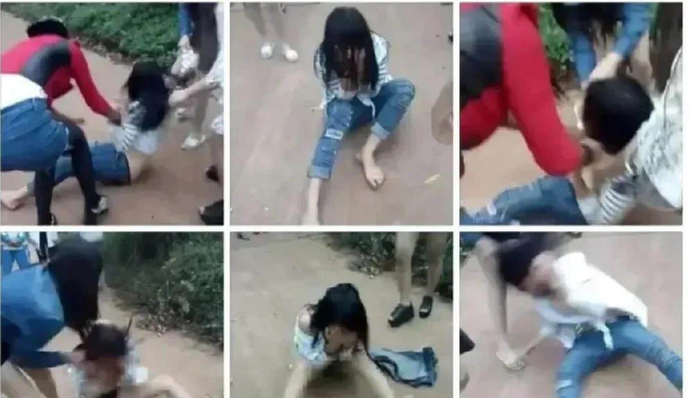 光天化日之下干出有辱斯文之事的校园成何体统?