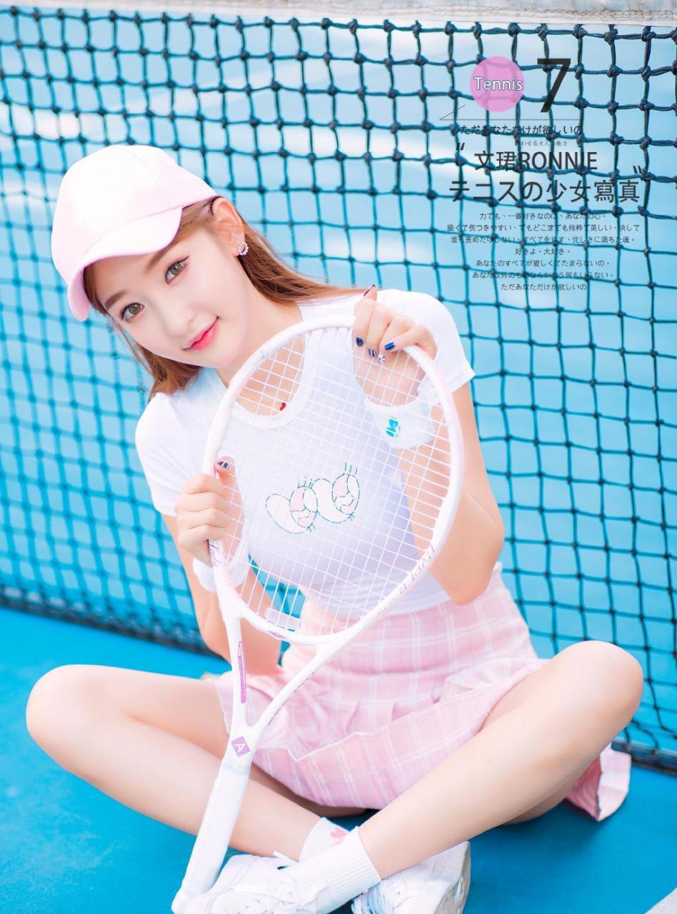 日韩系摄影风格写真,青春甜美的网球少女,清新唯美,活泼可爱
