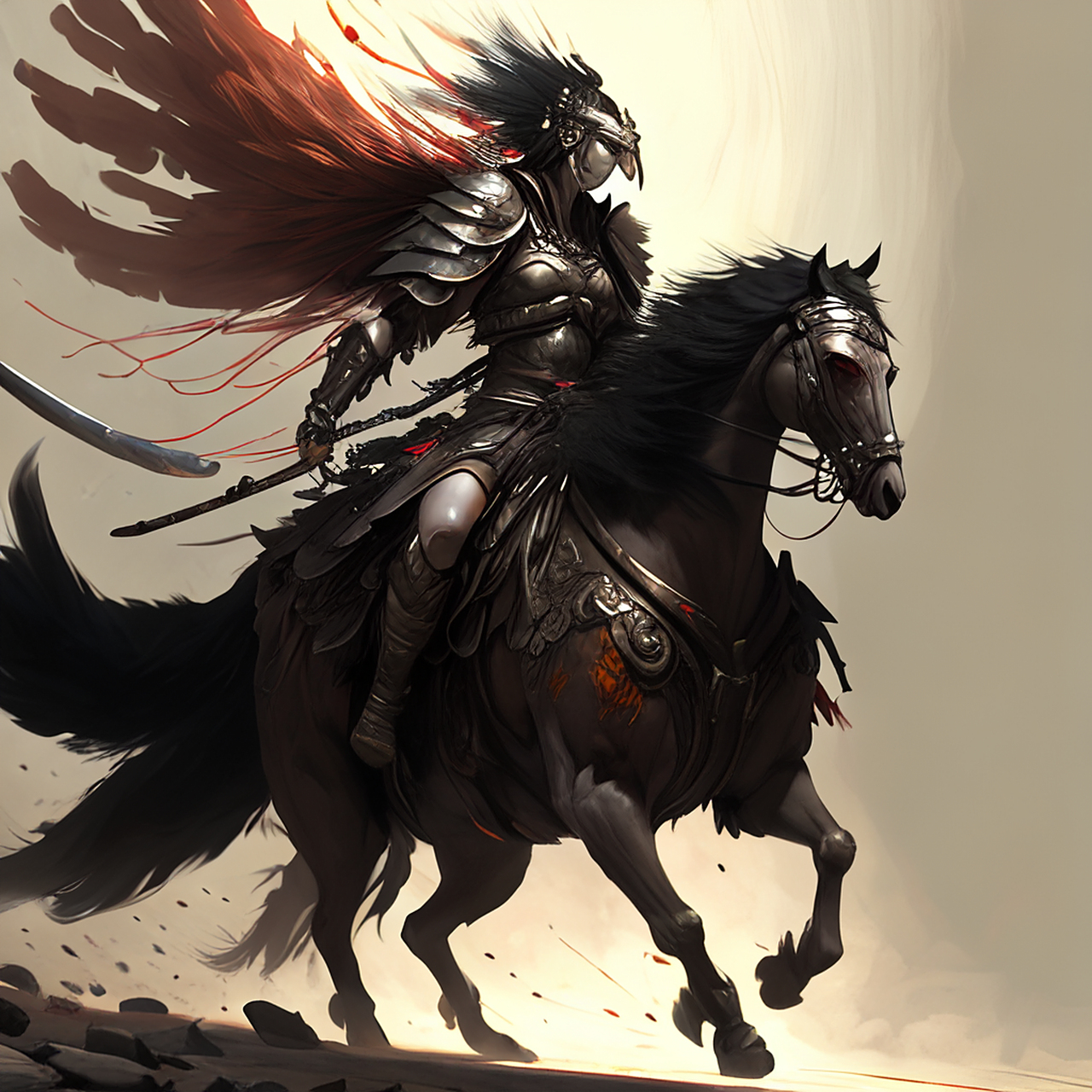 百度ai绘图黑科技#忽闻南蛮叛,羽檄行匆匆.