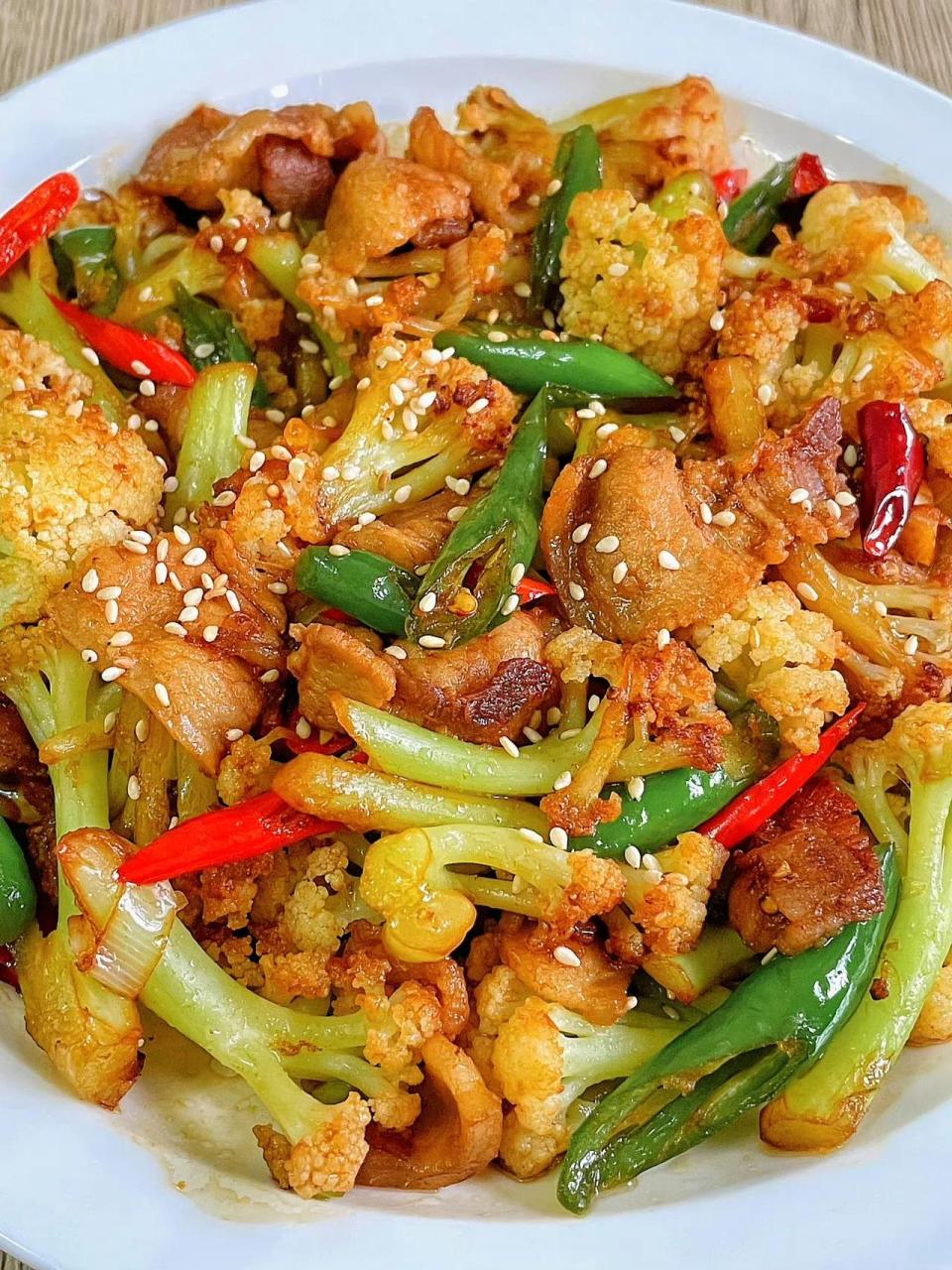 干锅花菜是什么神仙下饭菜啊!