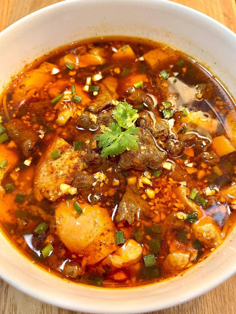 破防了家人们一定要试试这个豆花牛肉,  食材:牛里脊,内脂豆腐(嫩豆腐