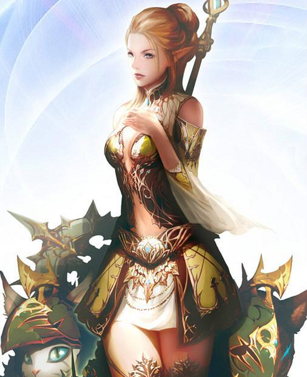 游戏美女原画作品选之十一