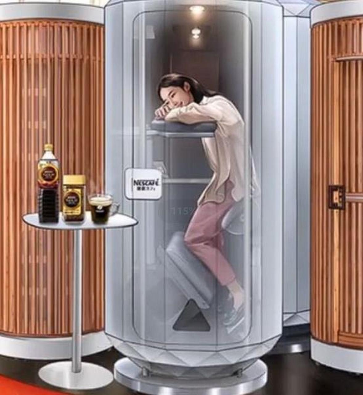 日本推出站立式睡眠仓,半小时收费800元!