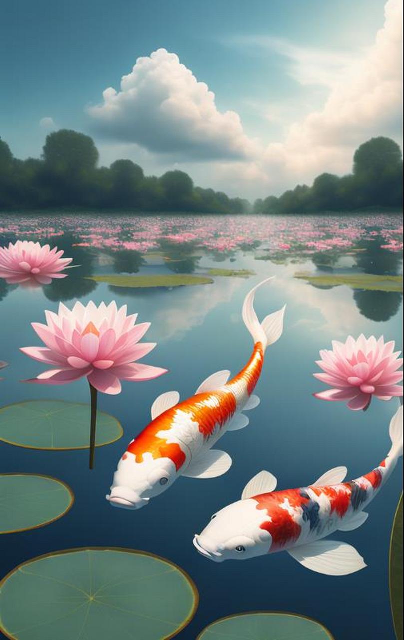 ai帮我画的锦鲤,点赞转发接好运~#助我上热门