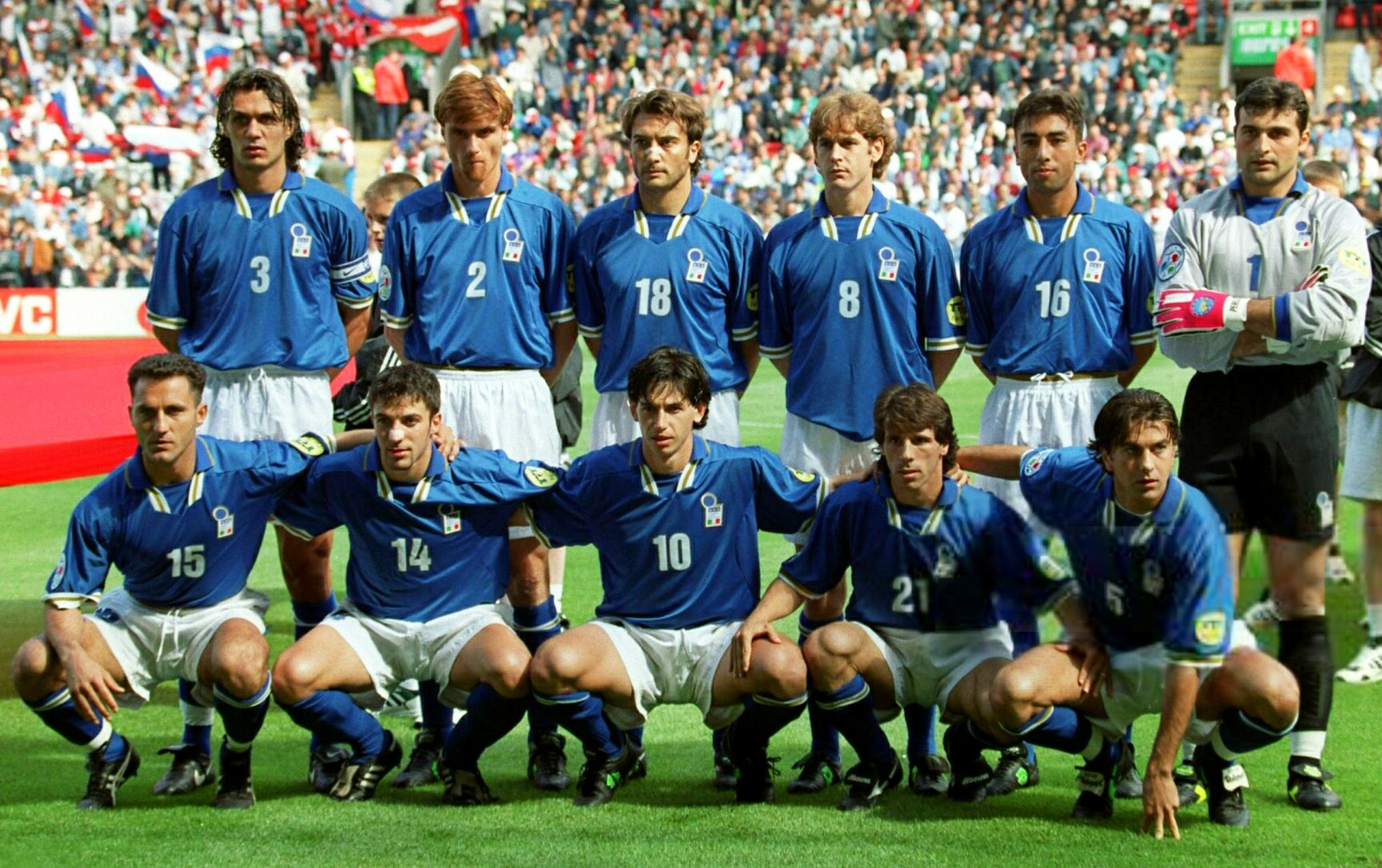 意大利# 1996年欧锦赛的意大利队,相对来说星光暗淡一些,成绩也是不