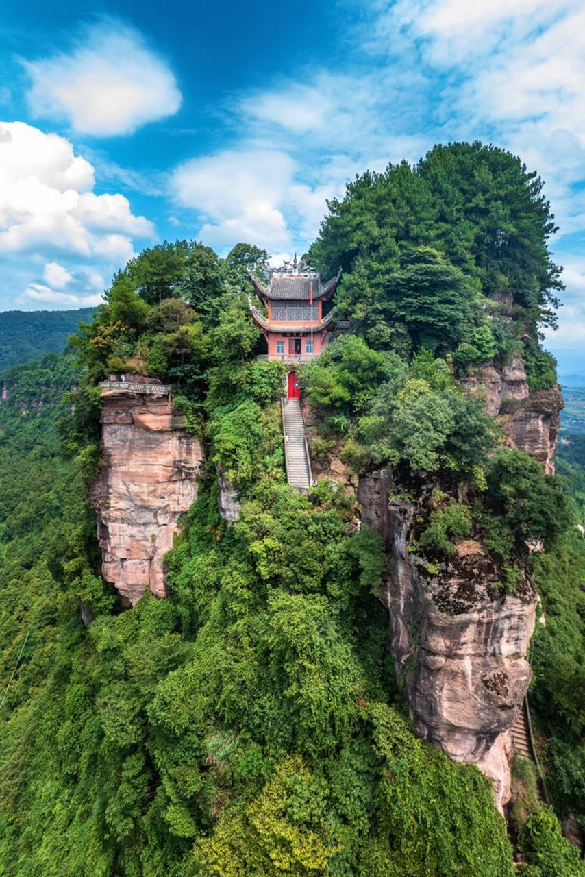 白云深处的道教圣地,重庆白云观#风物笔记#重庆旅游 白云观为