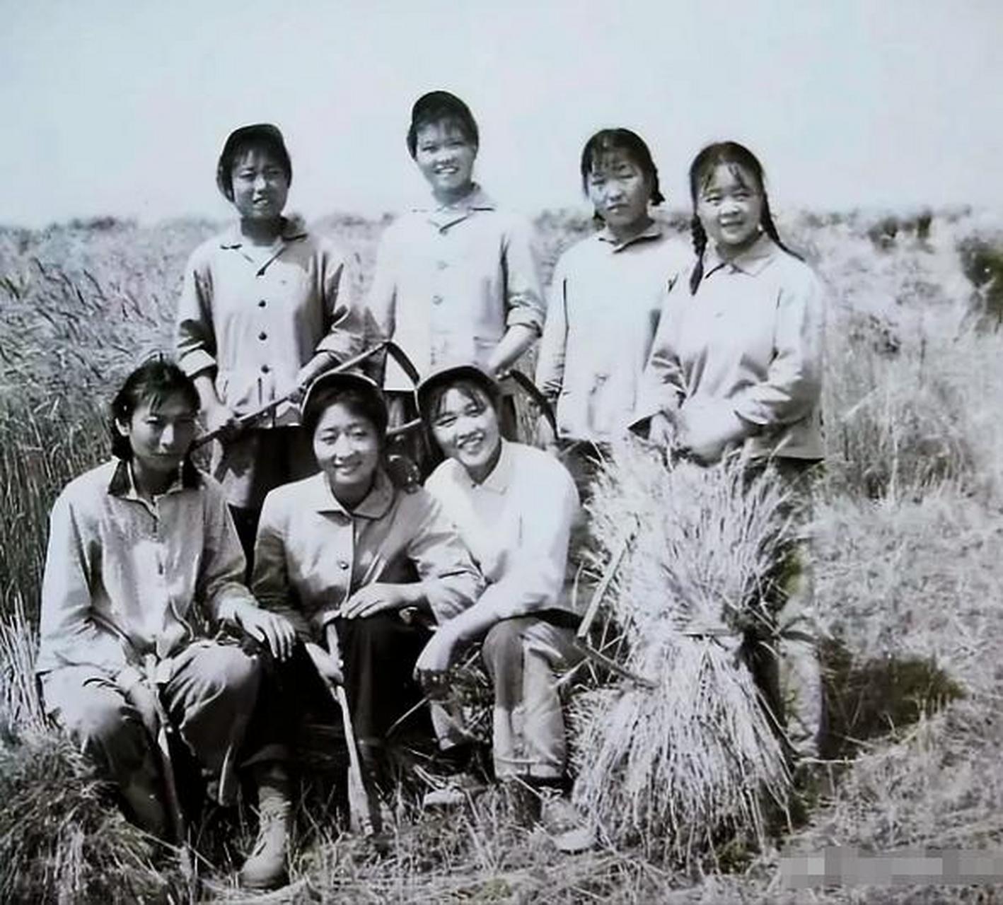 1968年,插队下乡的女知青响应党的号召,奔赴农村,奔赴边疆,奔赴祖国最