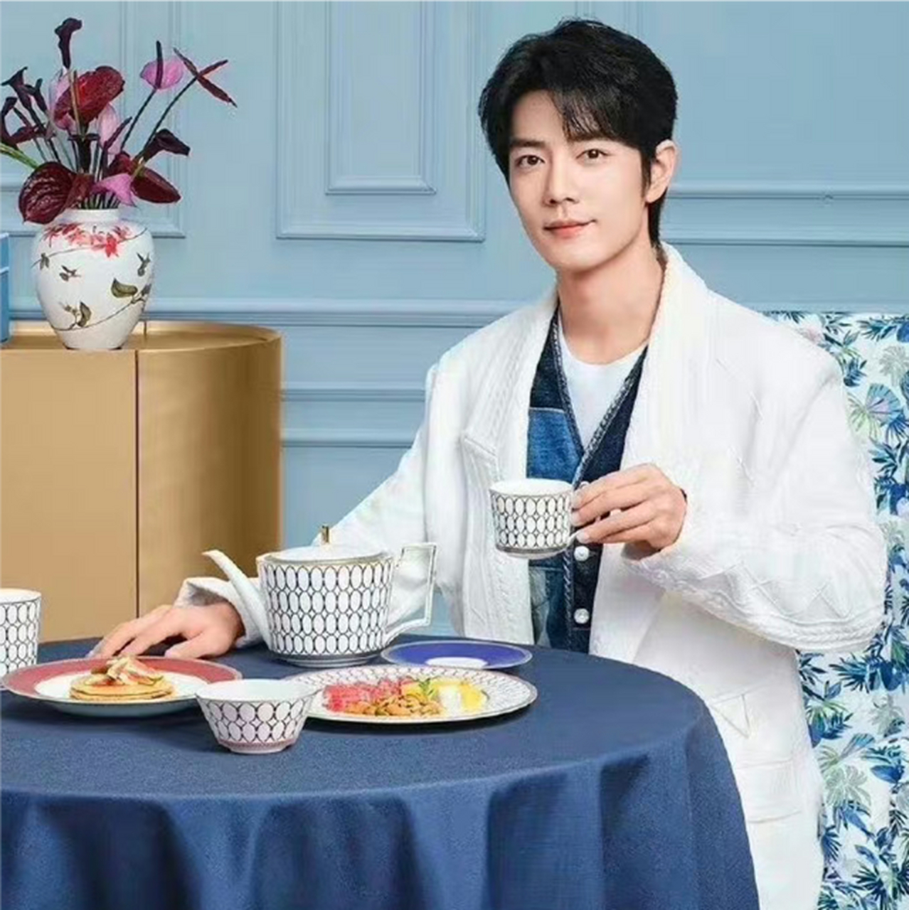 wedgwood代言人官宣肖战# 匠心传承,融汇创新,以摩登格调为百年品牌