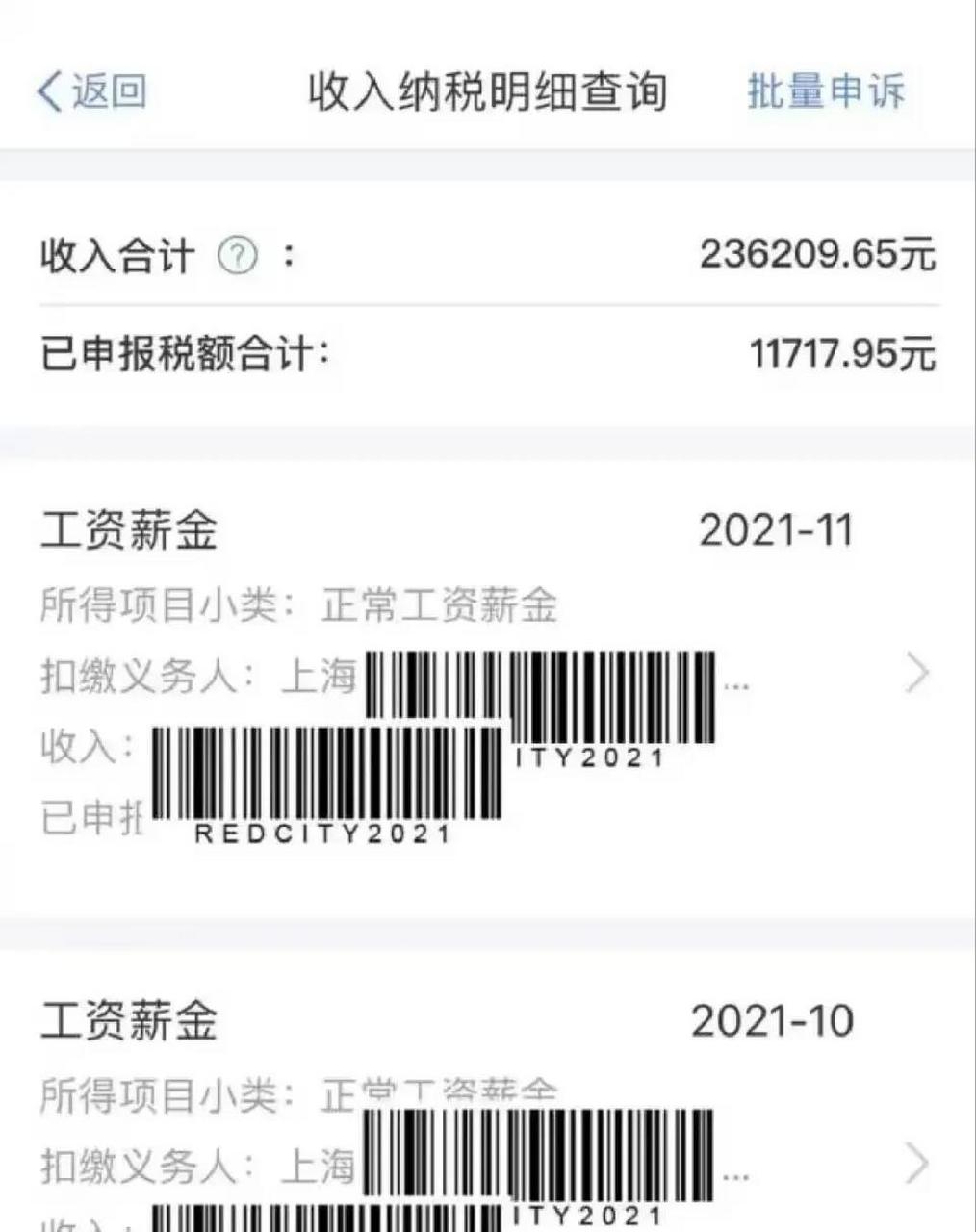 年收入合计近24万,除了12月工资没有计入,年终奖还有其他补贴都包含在