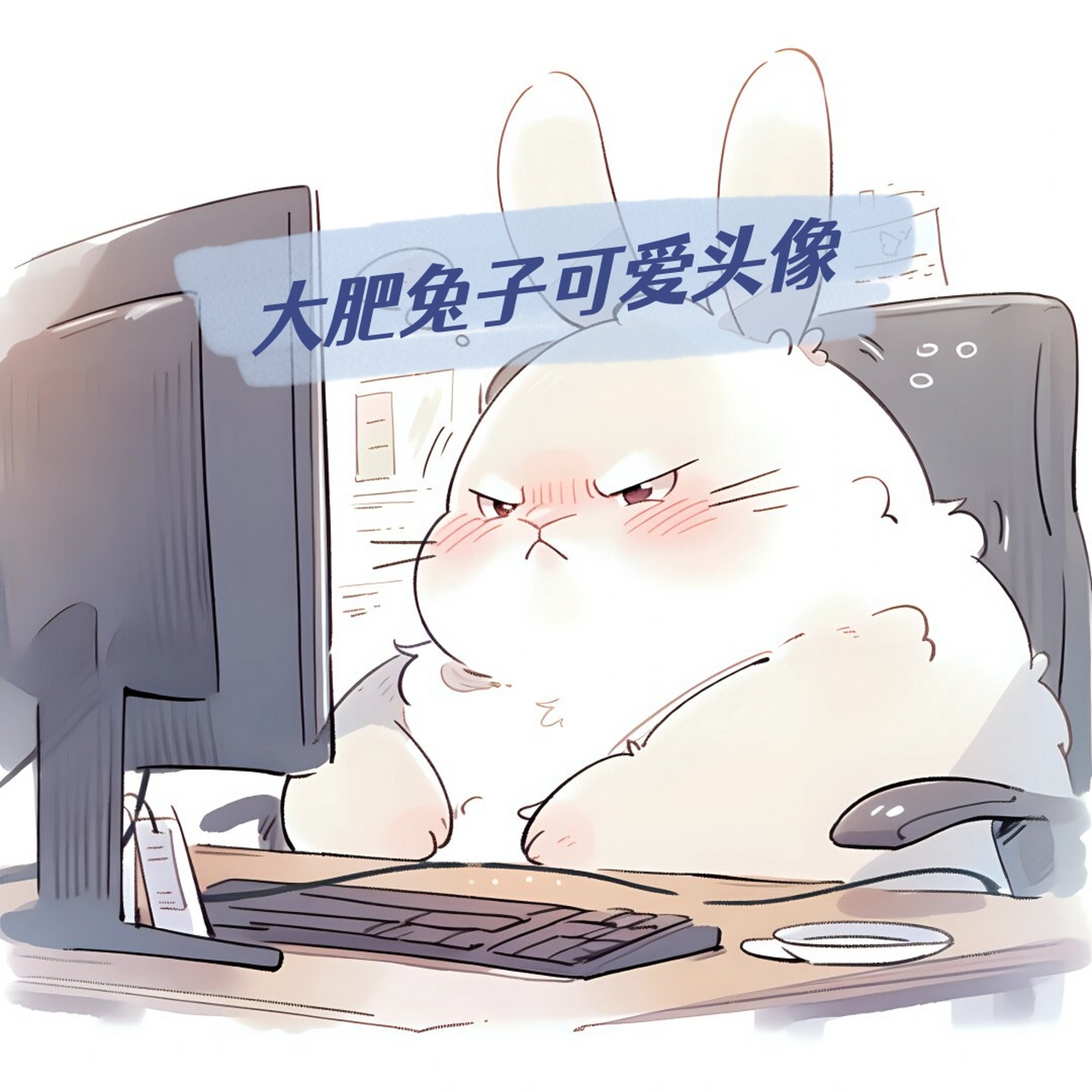 换上新头像,让这只憨态可掬的大肥兔子,替我向你们传递快乐与祝福.
