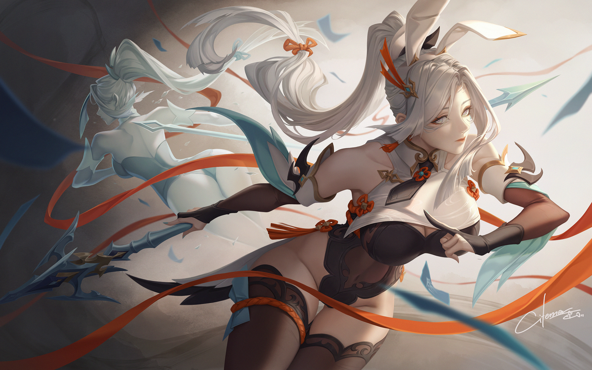 申鹤 画师:愚子citemer