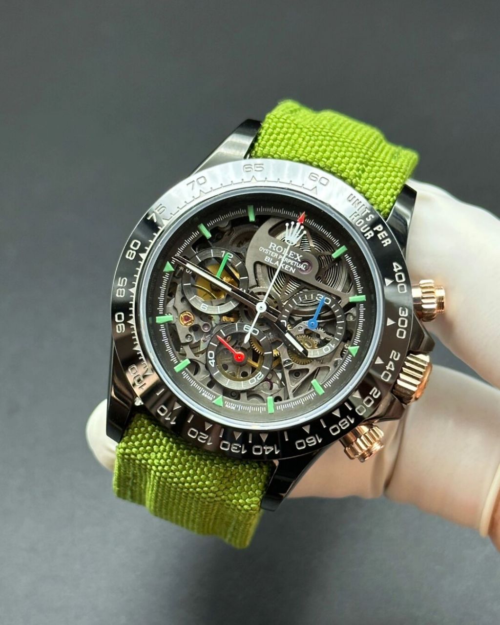 rolex daytona劳力士迪通拿镂空背透款 zif remould 提供高端腕表技术