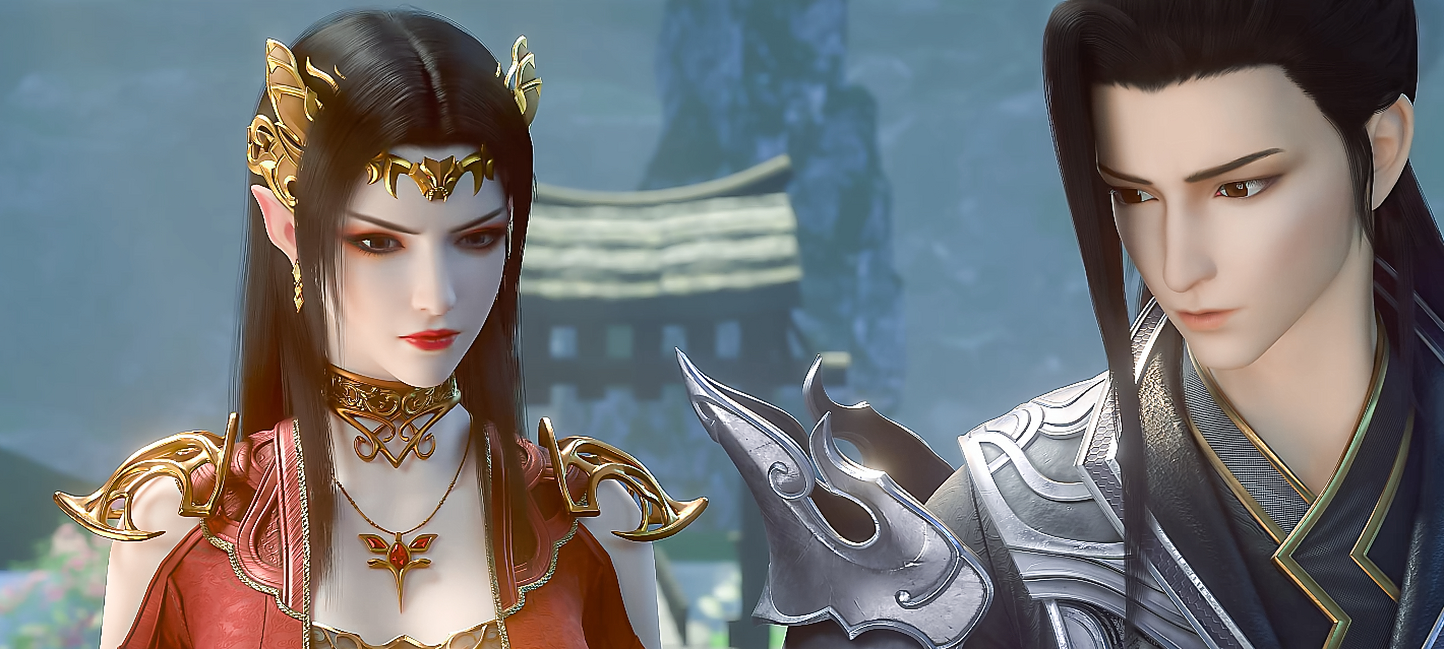 斗破苍穹:美杜莎女王/彩鳞高清壁纸 #斗破苍穹年番# #美杜莎女王