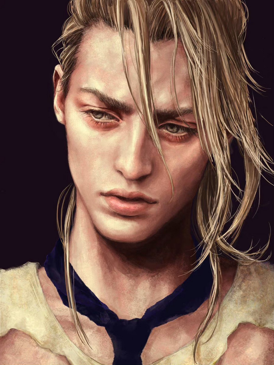 jojo的奇妙冒险# 这样的金发美男有亿点点帅!