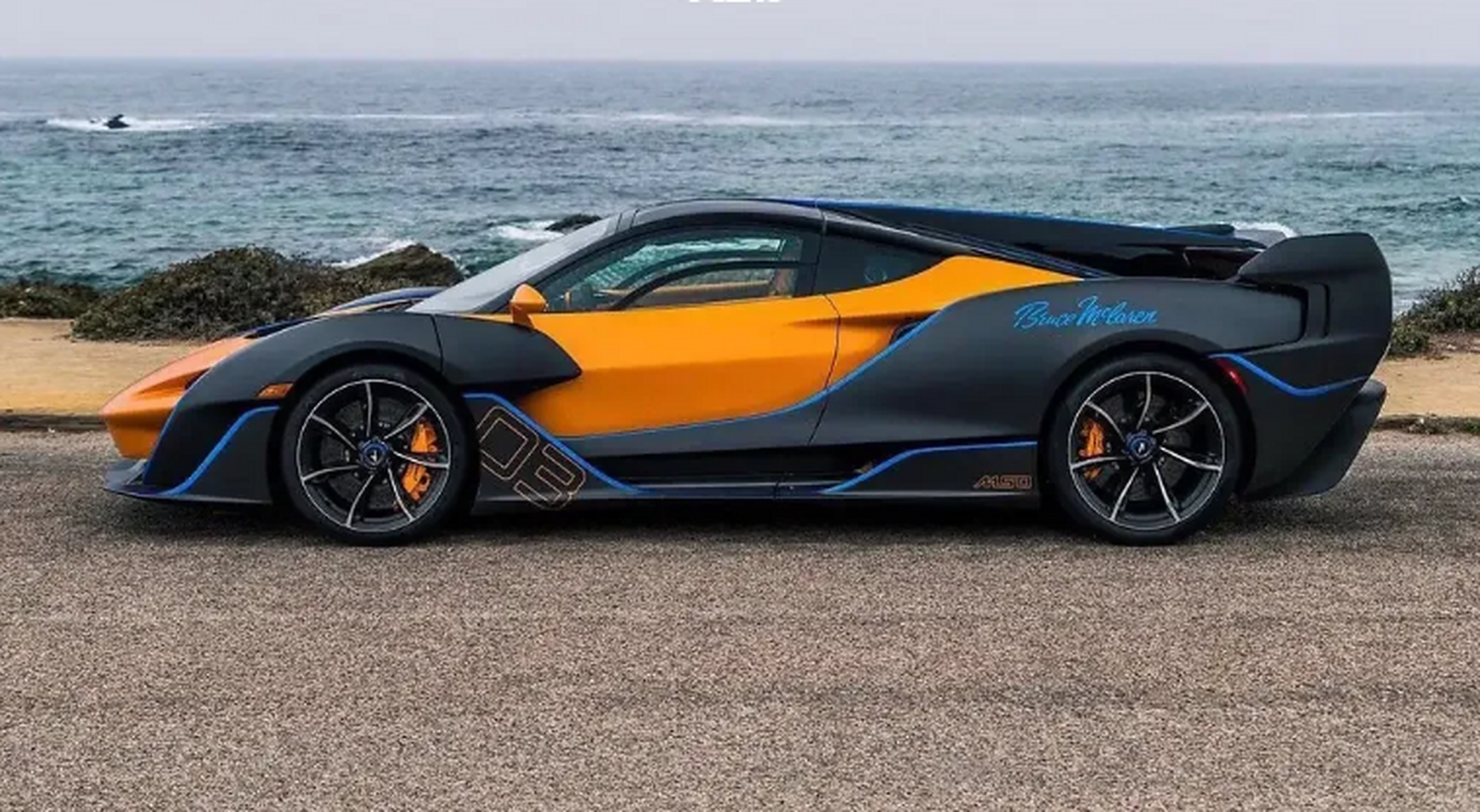 迈凯伦sabre塞波尔的前脸被称为"恶魔的微笑",mclaren "mso"部门定制