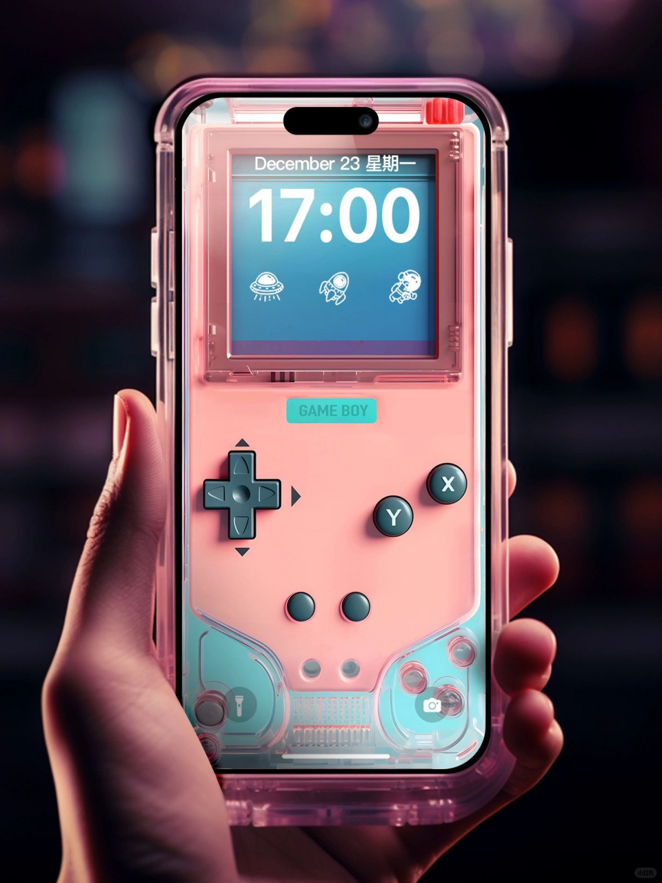 3款透明糖果游戏机壁纸0991,有喜欢的吗?  3款糖果色半透明游戏机壁纸