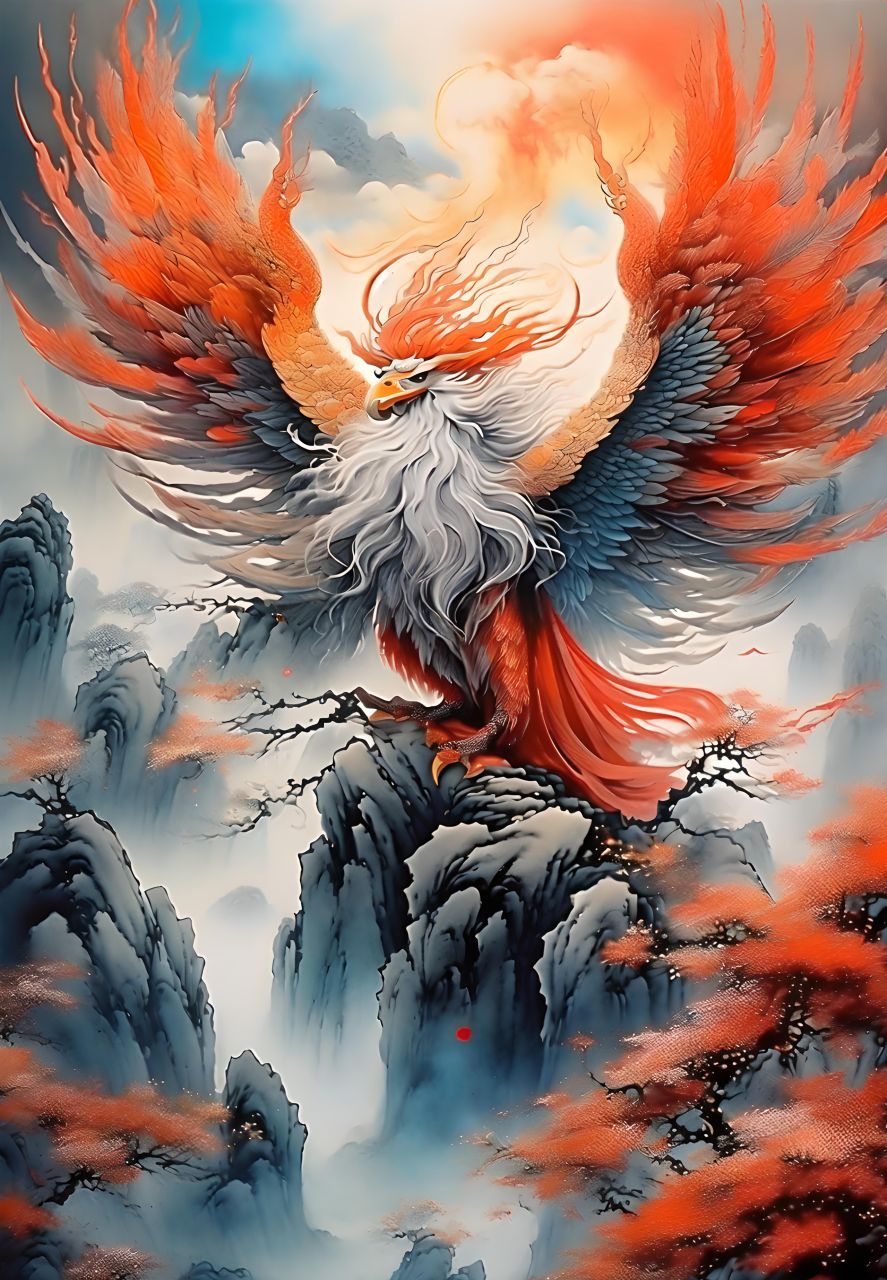 水墨画##水墨风##鲲鹏##中国画##图片##当代水墨画