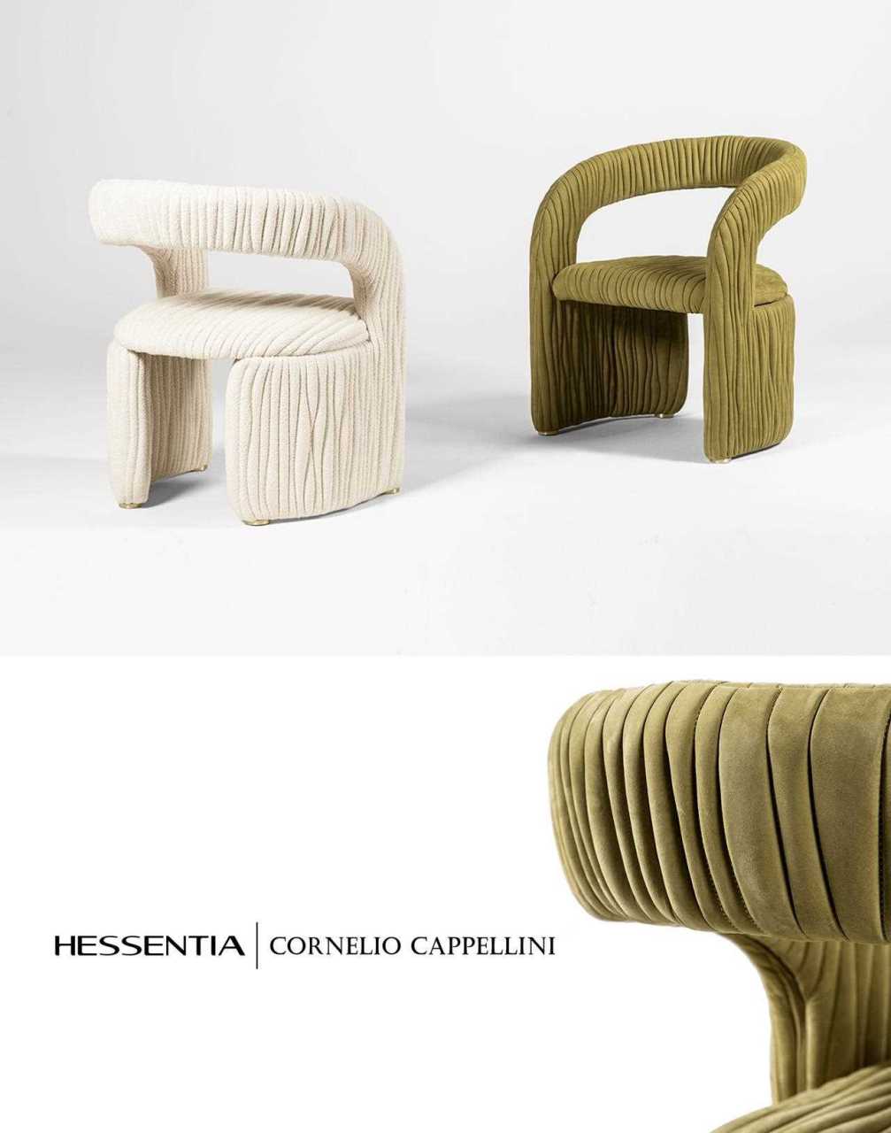 艺术感爆棚的褶皱休闲椅!绿色太养眼了!