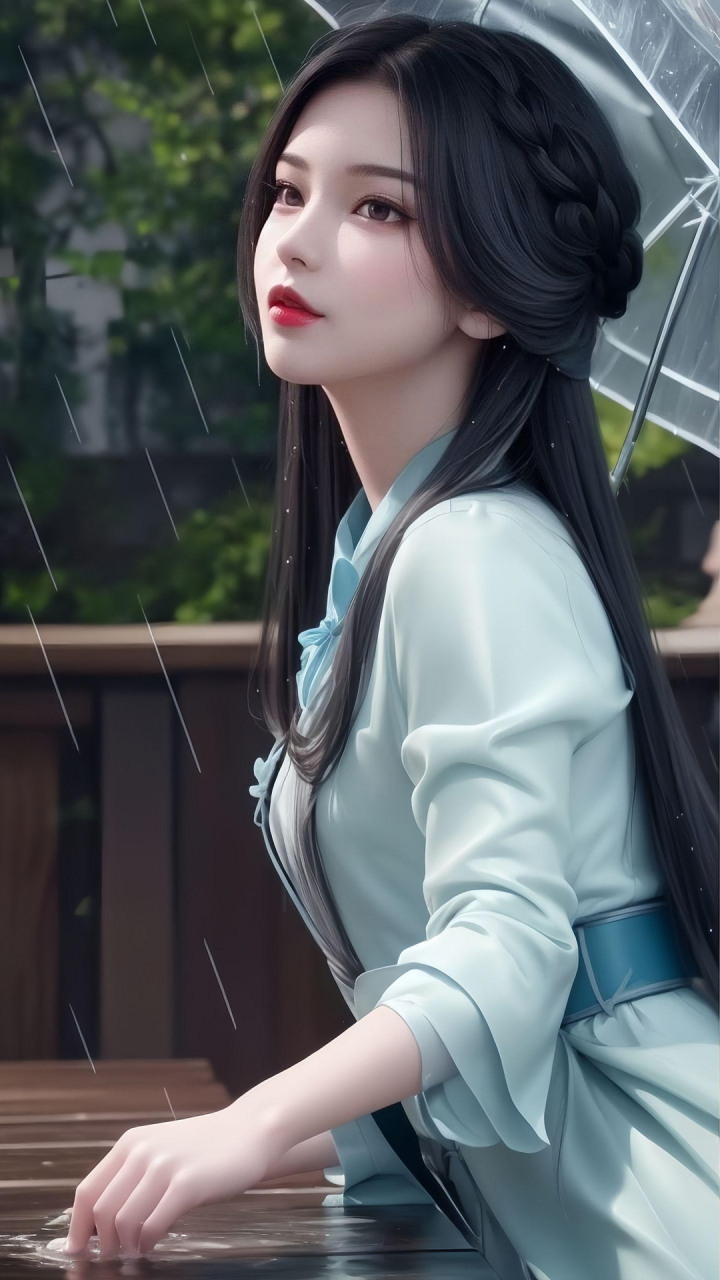 国漫女神|《星辰变》女主角姜立ai全屏手机壁纸:因不满父亲将自己许配