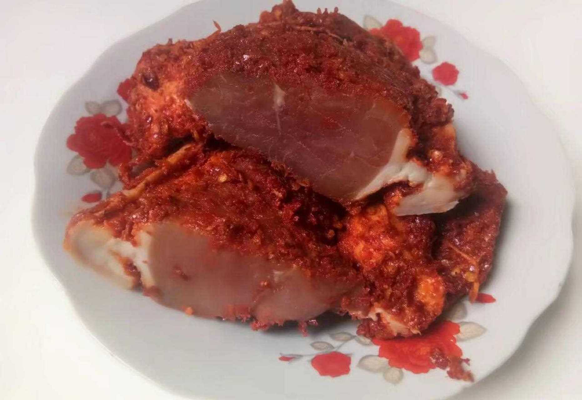 贵州黔东南苗族侗族自治州美食"腌肉",制作繁琐美味极佳,这都是劳动