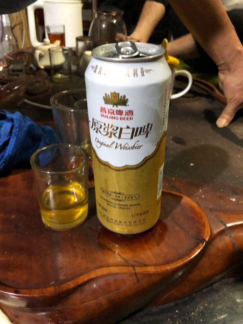 下1箱满-36,到手9390,燕京啤酒原浆白啤12度真不错91 燕京国产白