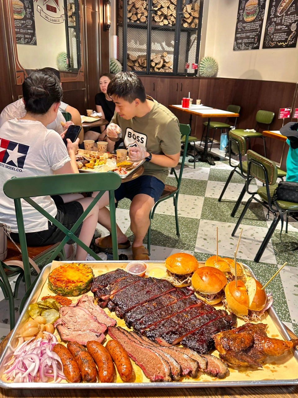 美式烤肉拼盘!好好吃!