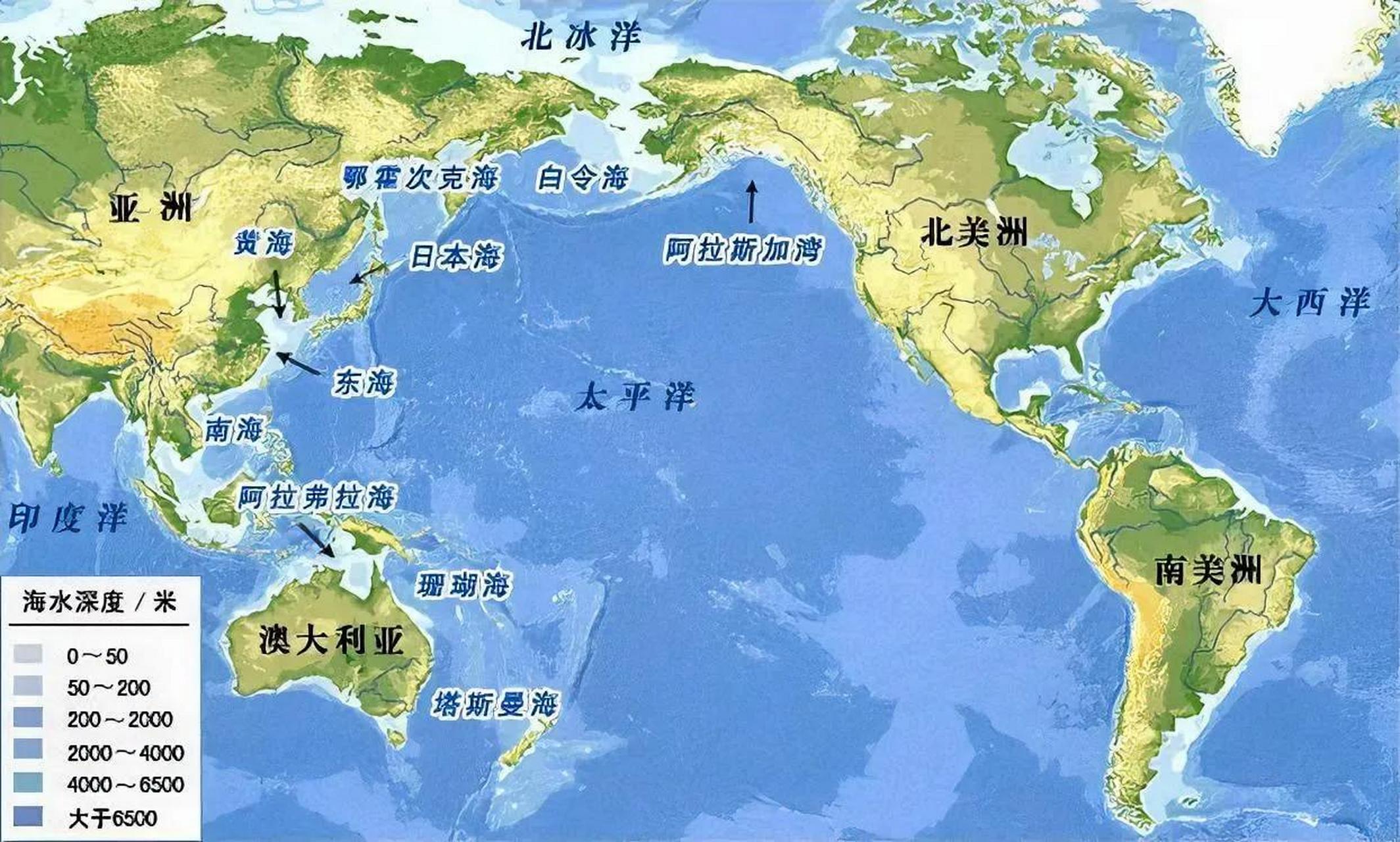 地球上目前最大的大洋是太平洋,它覆盖了地球表面的30%以上,并且在最